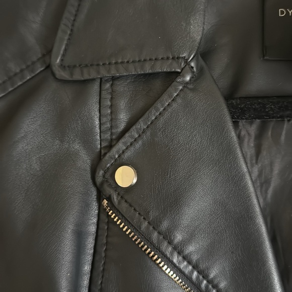 PLEATHER JACKET BLACK - Picture 3 of 4